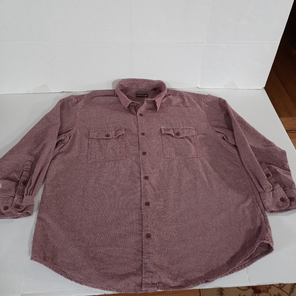 Orvis Fairbanks Houndstooth Flannel Shirt - Picture 4 of 9